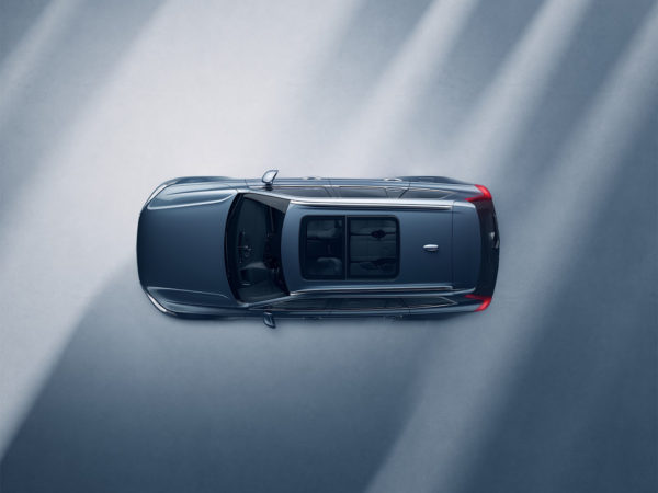 Volvo XC90 widoczne od góry