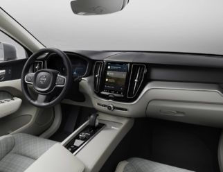 XC60, Tapicerka tekstylna City Weave w tonacji jasnej (Blond), wnętrze w tonacji jasnej (Blond)